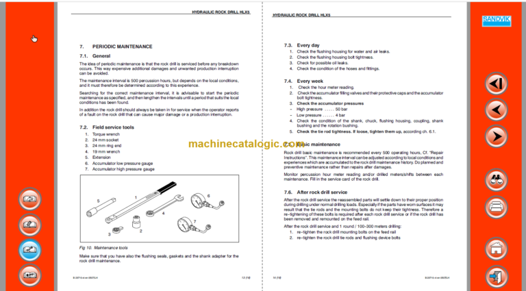 SANDVIK DD420-60 Workshop Manual Serial No. 107D12046-1