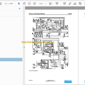 SANDVIK LH517 491 Service and Repair Manual Serial No. L517D491