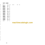 Hitachi ZW100J Wheel Loader Parts Catalog