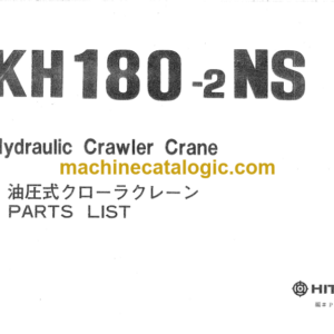 Hitachi KH180-2NS Parts Catalog