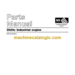 Caterpillar 3024C Industrial Engine Parts Manual