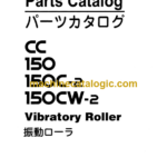 Hitachi CC150 CC150C-2 CC150CW-2 Vibratory Roller Parts Catalog