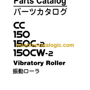 Hitachi CC150 CC150C-2 CC150CW-2 Vibratory Roller Parts Catalog