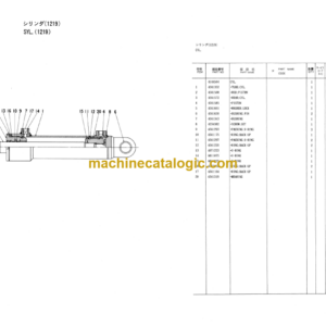 Hitachi KH125-3 KH180-3 Equipment Components Parts Catalog