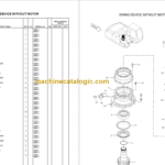 Hitachi EX200LC EX210LC SUPER+ Series Equipment Component Parts Manual