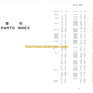 Hitachi KH1000 ENGINE-CUMMINS NT855C USER-MDL. (INDIA) Parts Catalog