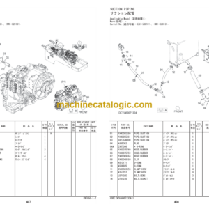 Hitachi ZW310-7 Wheel Loader Parts Catalog