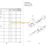 Hitachi ZW250-5B Eqipment Components Parts Catalog