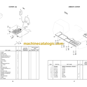 TATA Hitachi EX200LC EX210LC SUPER SERIES Parts Catalog