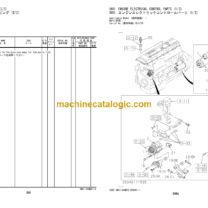 Hitachi ZW370-6 Wheel Loader Engine Parts Catalog