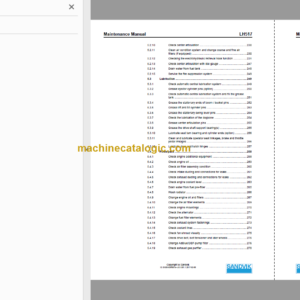 SANDVIK LH517 491 Maintenance Manual Serial No. L717D513