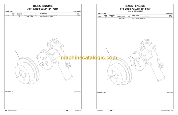Caterpillar 3024C Industrial Engine Parts Manual