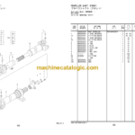 Hitachi ZW220-5A Wheel Loader Equipment Components Parts Catalog