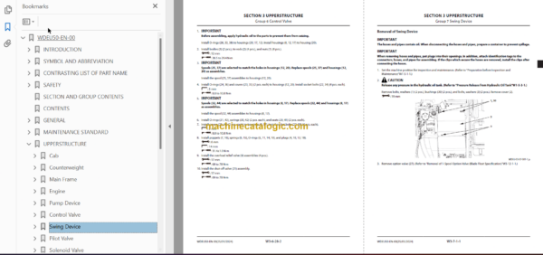 Hitachi ZX95USB-7 Technical and Workshop Manual