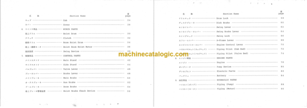 Hitachi KH180-2NS Parts Catalog