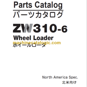 Hitachi ZW310-6 Wheel Loader (PNDBA0-OP4-1) Parts Catalog