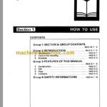 Hitachi EX100 Service Manual