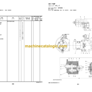 Hitachi ZW180-6 ZW180PL-6 Wheel Loader Equipment Parts Catalog