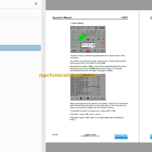 SANDVIK LH517 491 Operator’s Manual Serial No. L717D513