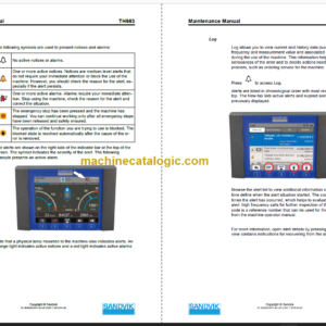 Sandvik TH663 Maintenance Manual Serial No. T563D026