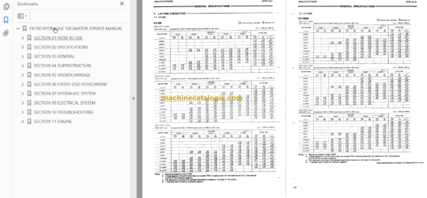 Hitachi EX100 Service Manual