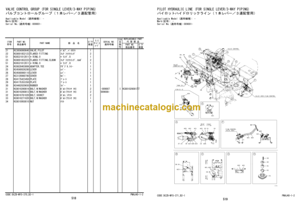 Hitachi ZW370-6 Wheel Loader (PNHJ40-1-2) Parts Catalog