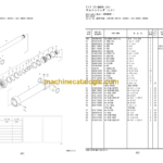 Hitachi ZW370-5B Wheel Loader Equipment Components Parts Catalog