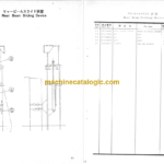 Hitachi KH300-60S Direct Coupled Type Pile Driver Parts Catalog