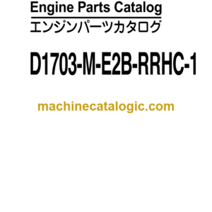 Hitachi D1703M-E2B-RRHC-1 Engine Parts Catalog