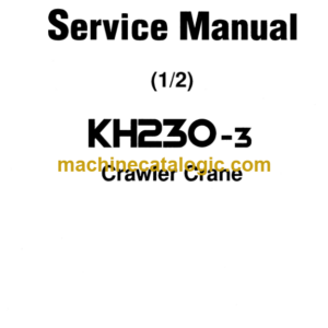 Hitachi KH230-3 Service Manual