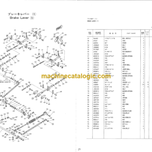 Hitachi KH180-3 EARTH DRILL Parts Catalog