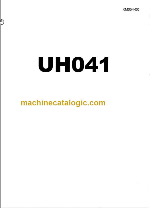 Hitachi UH041 Service manual