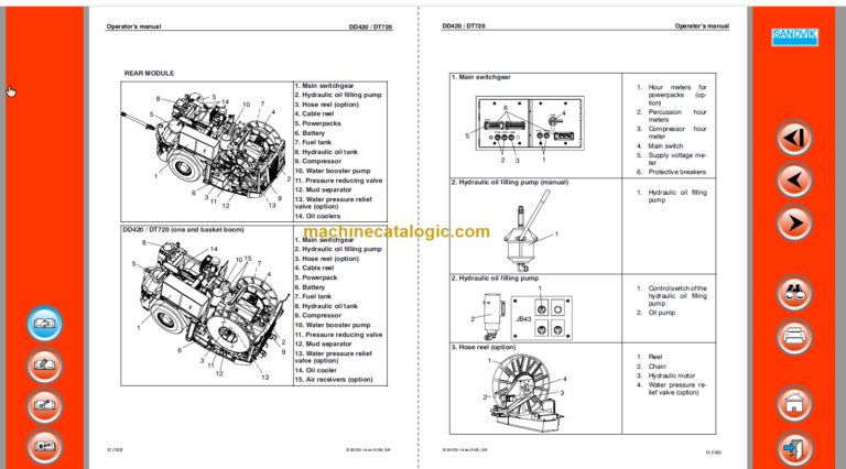 Sandvik DD420-60 Operator's Manual Serial No. 108D13353-1