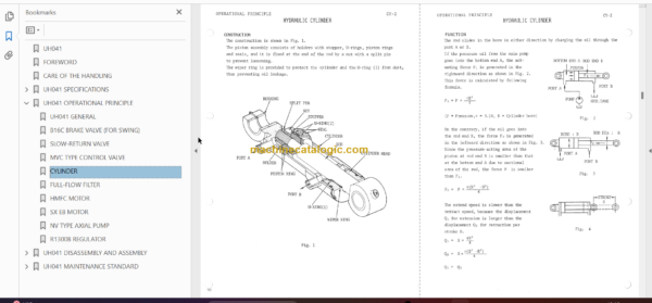 Hitachi UH041 Service manual