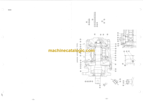 Hitachi KH100-2 Crane service manual