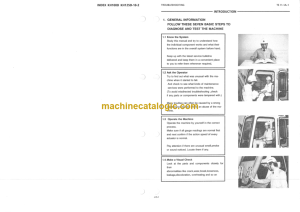 Hitachi KH100D KH125D Service Manual