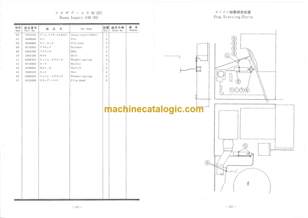 Hitachi KH1000 ENGINE-CUMMINS NT855C USER-MDL. (INDIA) Parts Catalog