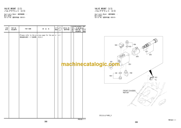 Hitachi ZW310-5B Wheel Loader (PNFAA0-1-1) Parts Catalog