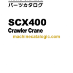 Hitachi Sumitomo SCX400 Crawler Crane Parts Catalog