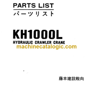 Hitachi KH1000L Parts Catalog