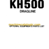 Hitachi KH500 Dragline Optional equipments Parts List