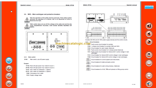 Sandvik DD420-60 Operator's Manual Serial No. 108D13353-1