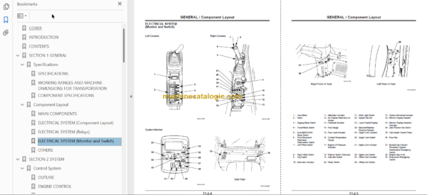 EX125WD-5 Excavator Technicial and Workshop Manual