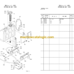 Hitachi ZV650W Hand Guide Roller Parts Catalog