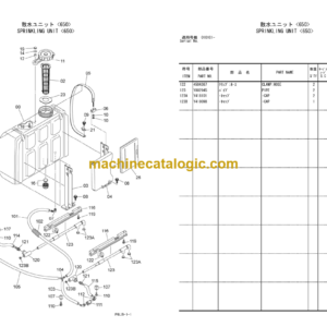 Hitachi ZV650W Hand Guide Roller Parts Catalog