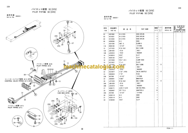 Hitachi Sumitomo SCX400 Crawler Crane Parts Catalog