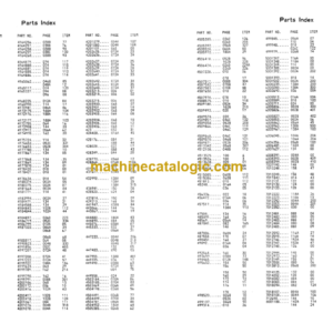 Hitachi KH1000L Parts Catalog