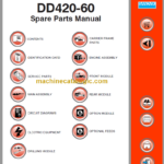 Sandvik DD420-60 Parts Manual Serial No. 108D13353-1