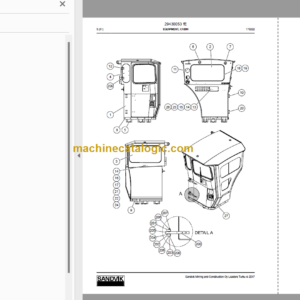 SANDVIK LH517 491 Parts Manual Serial No. L717D513