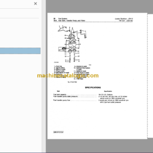 John Deere 410 Backhoe Loader Technical Manual